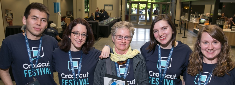 A group of CPM event volunteers posing