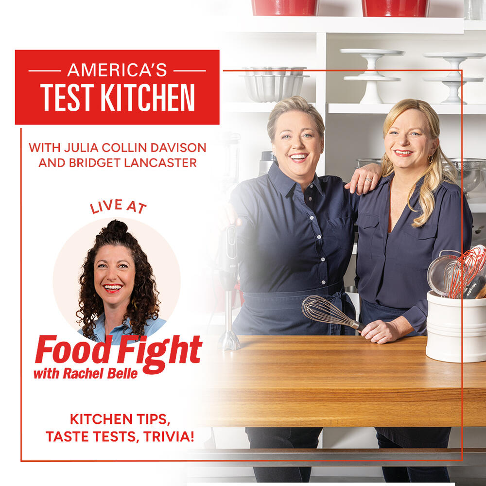America's Test Kitchen live at Food Fight with Rachel Belle